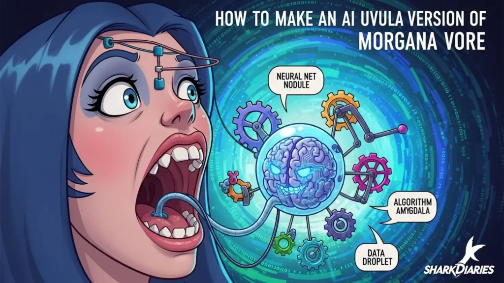 How to Make an AI Uvula Version of SharkDiaries Morgana Vore make an image 16:9 image How to Make an AI Uvula Version of SharkDiaries Morgana Vore